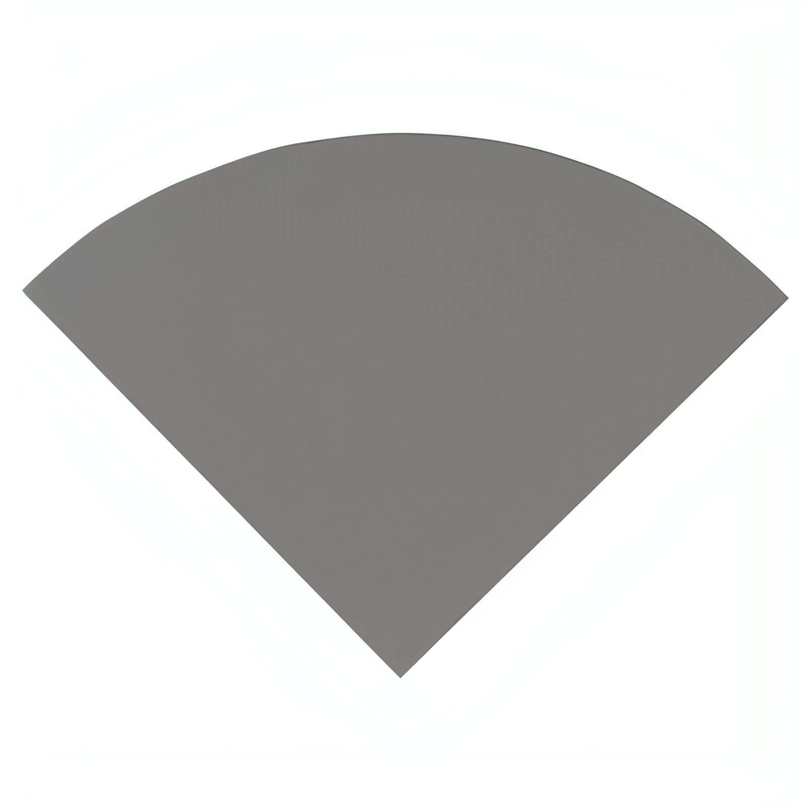 Engineered Gray Radius Corner Shelf - Hey Tiles