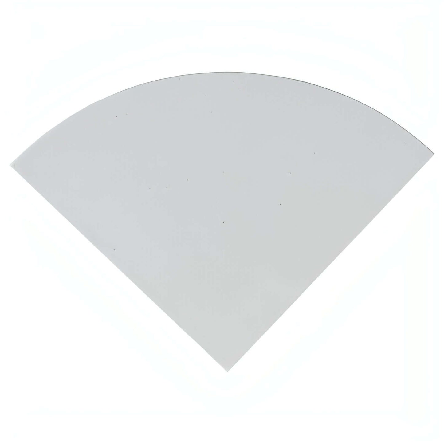 Engineered White Radius Corner Shelf - Hey Tiles