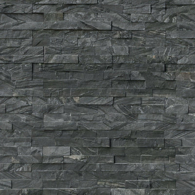 Glacial Black 6x24 Panel - heytiles