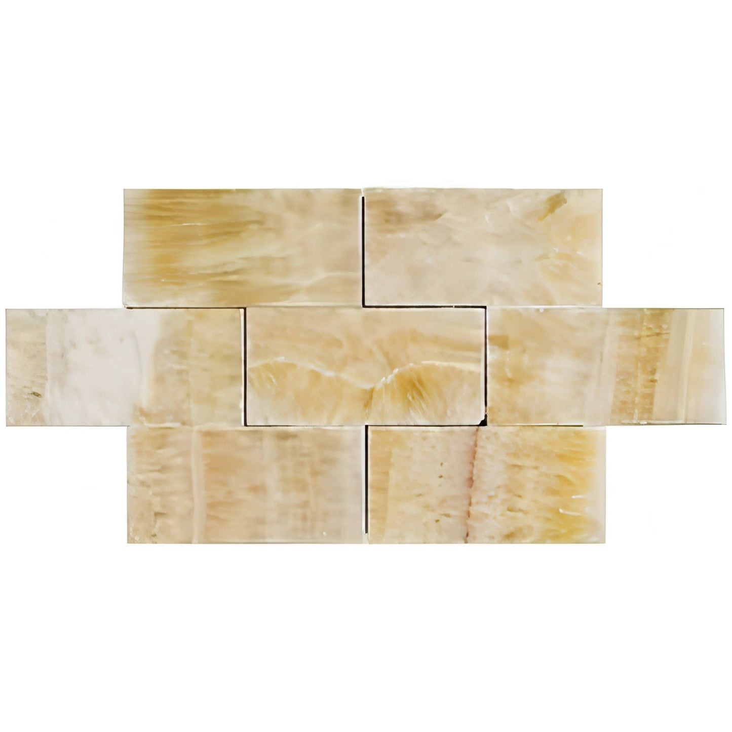 Honey Onyx Tile (Micro - Beveled) 3x6 3/8 Polished - Hey Tiles