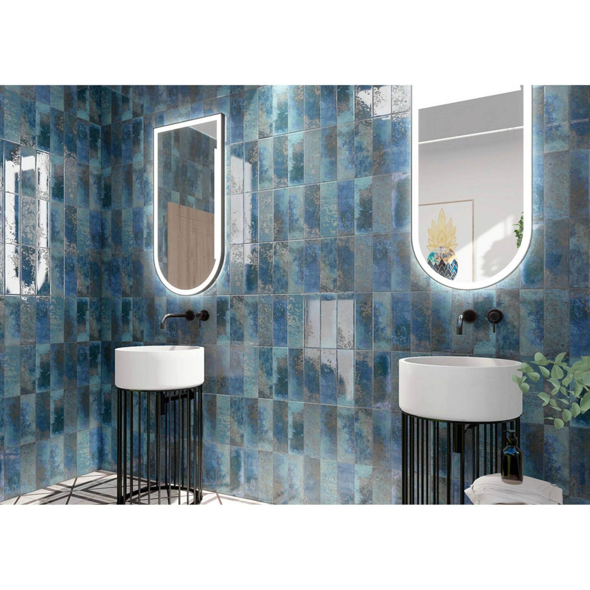 Marza Cobalt 4X12 Glossy - Hey Tiles