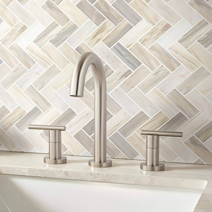 MSI 1x3 Angora Herringbone Polished - Hey Tiles