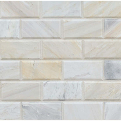 MSI Athena Gold 2X4 Honed and Beveled Tile - Hey Tiles