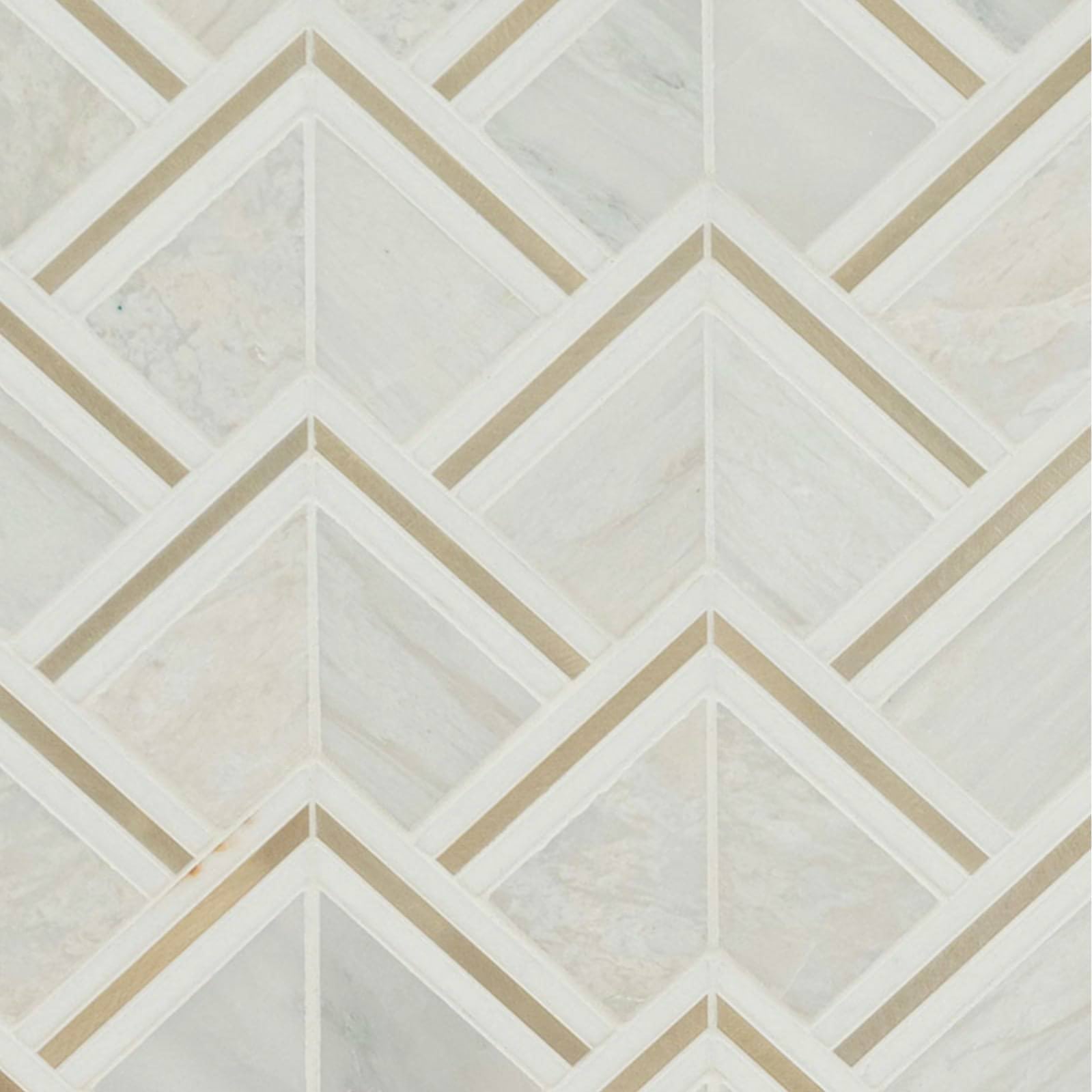 MSI Luxor Kona Gold Pattern Mosaic Tile - Hey Tiles