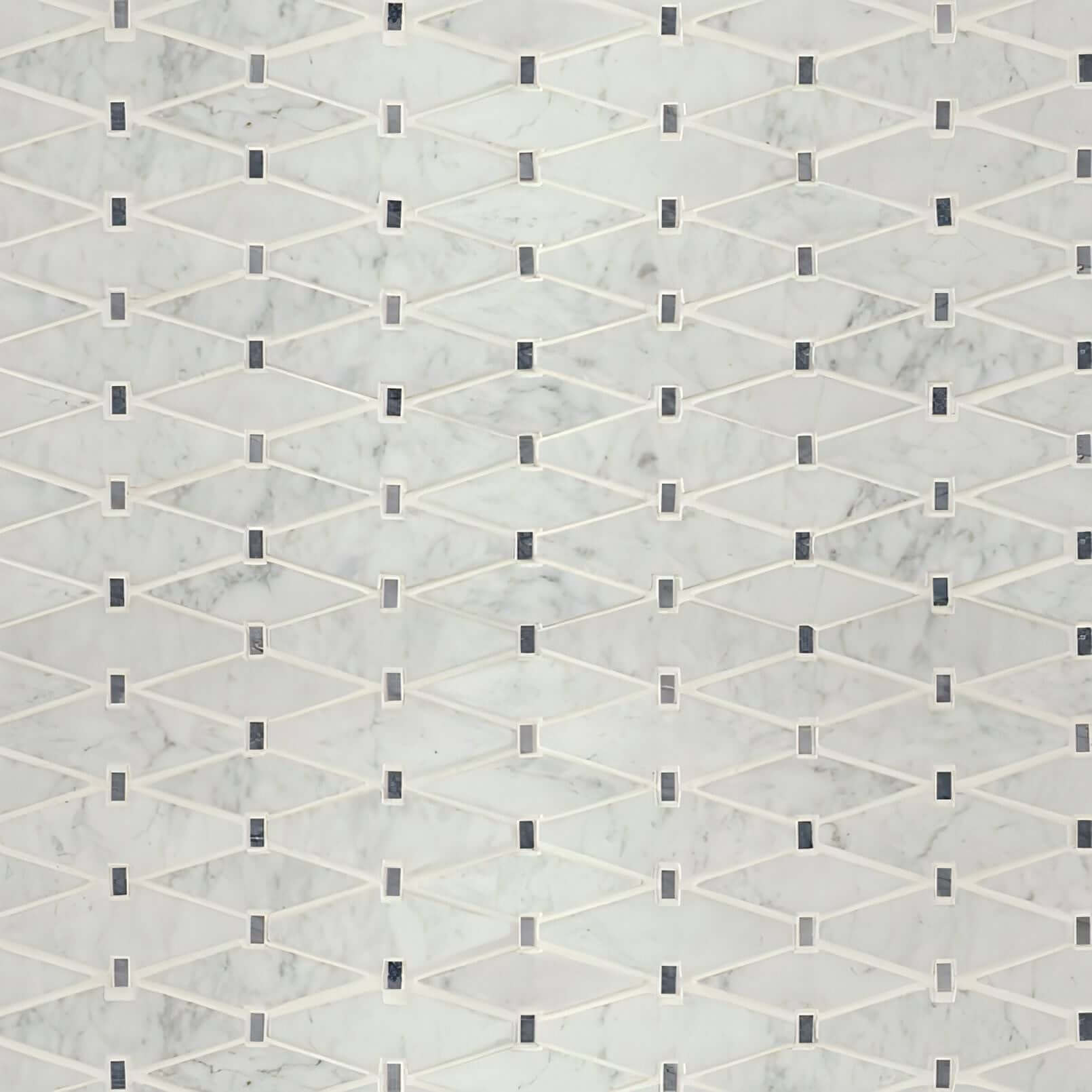 MSI Marbella Diamond Polished Carrara White - Hey Tiles