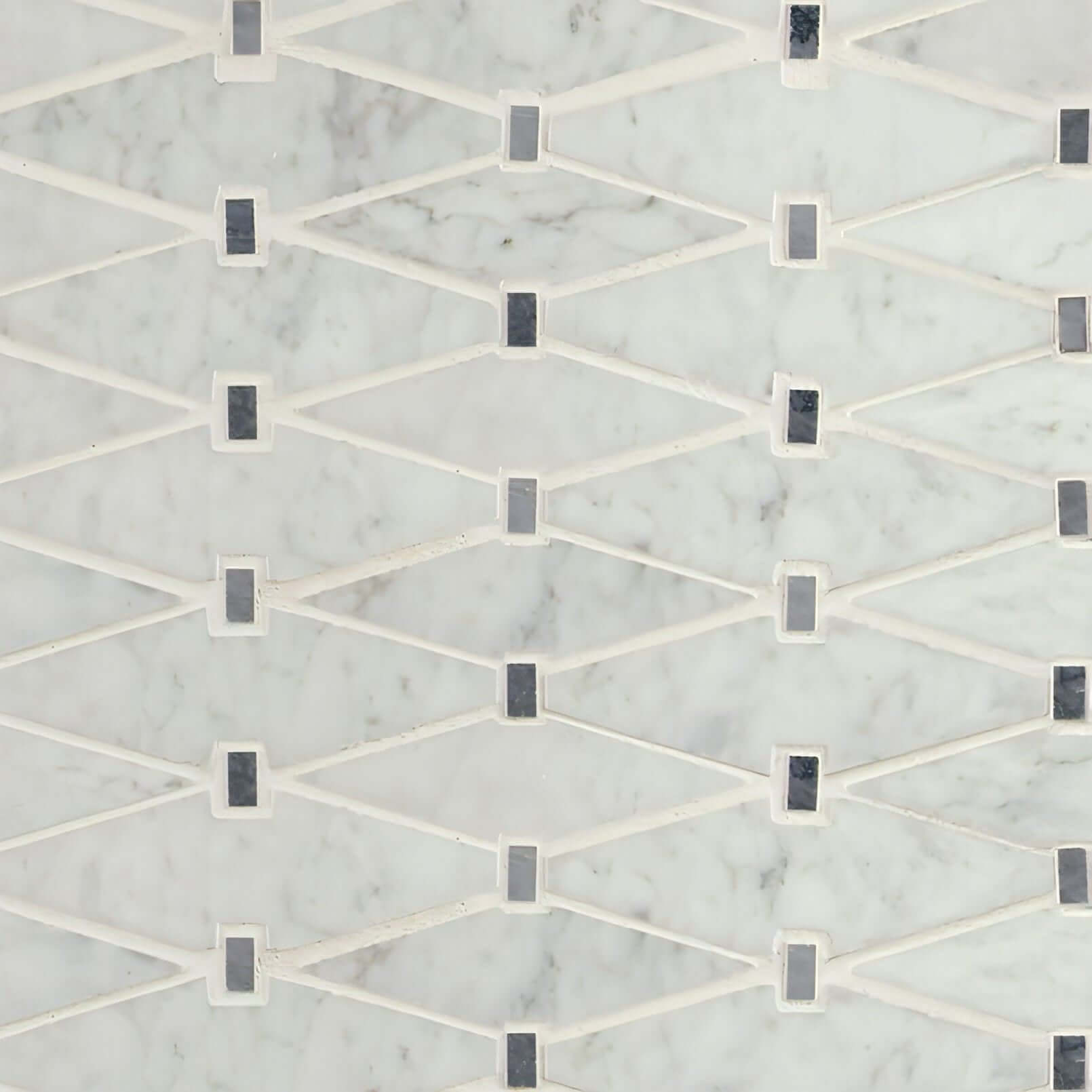 MSI Marbella Diamond Polished Carrara White - Hey Tiles