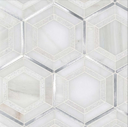 MSI Medici Silver Tile 10.83” x 12.44” - Hey Tiles