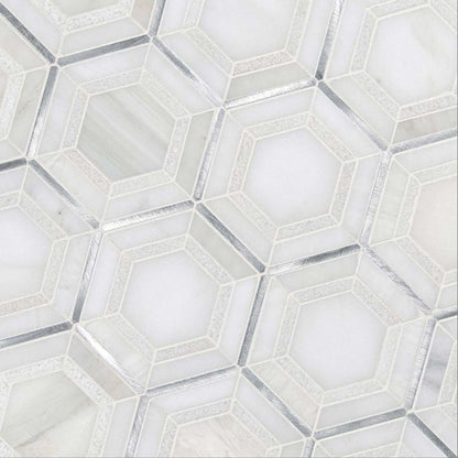 MSI Medici Silver Tile 10.83” x 12.44” - Hey Tiles
