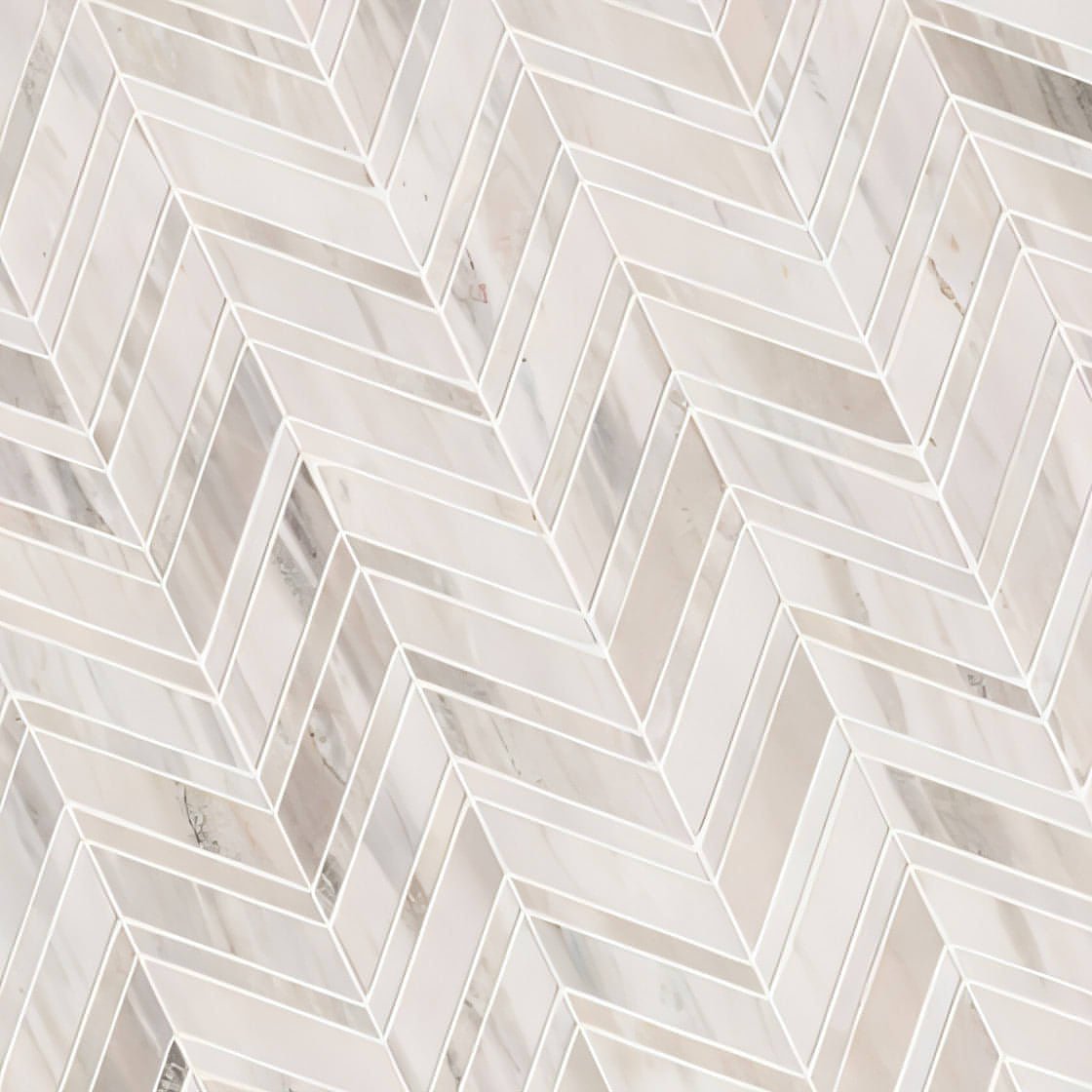 MSI Palisandro Chevron 12 X12 x10mm Polished Marble Mosaic Tile - Hey Tiles