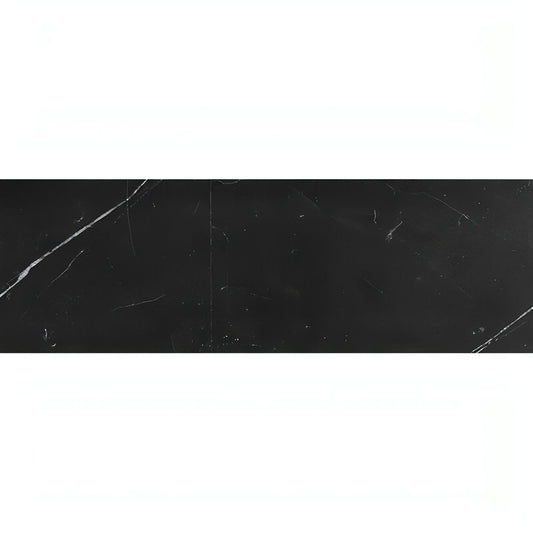 Nero Marquina Marble 4" X 12" - Hey Tiles