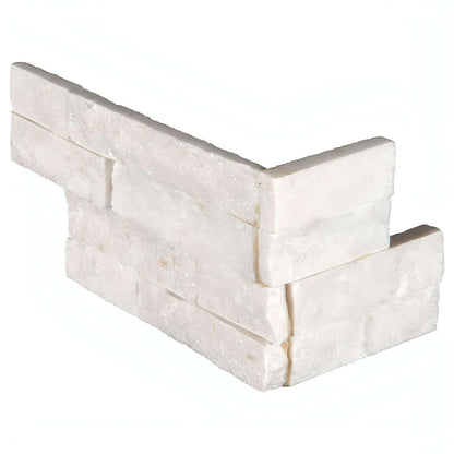 Rockmount Arctic White Corner"L"Panel 6x18 - Hey Tiles