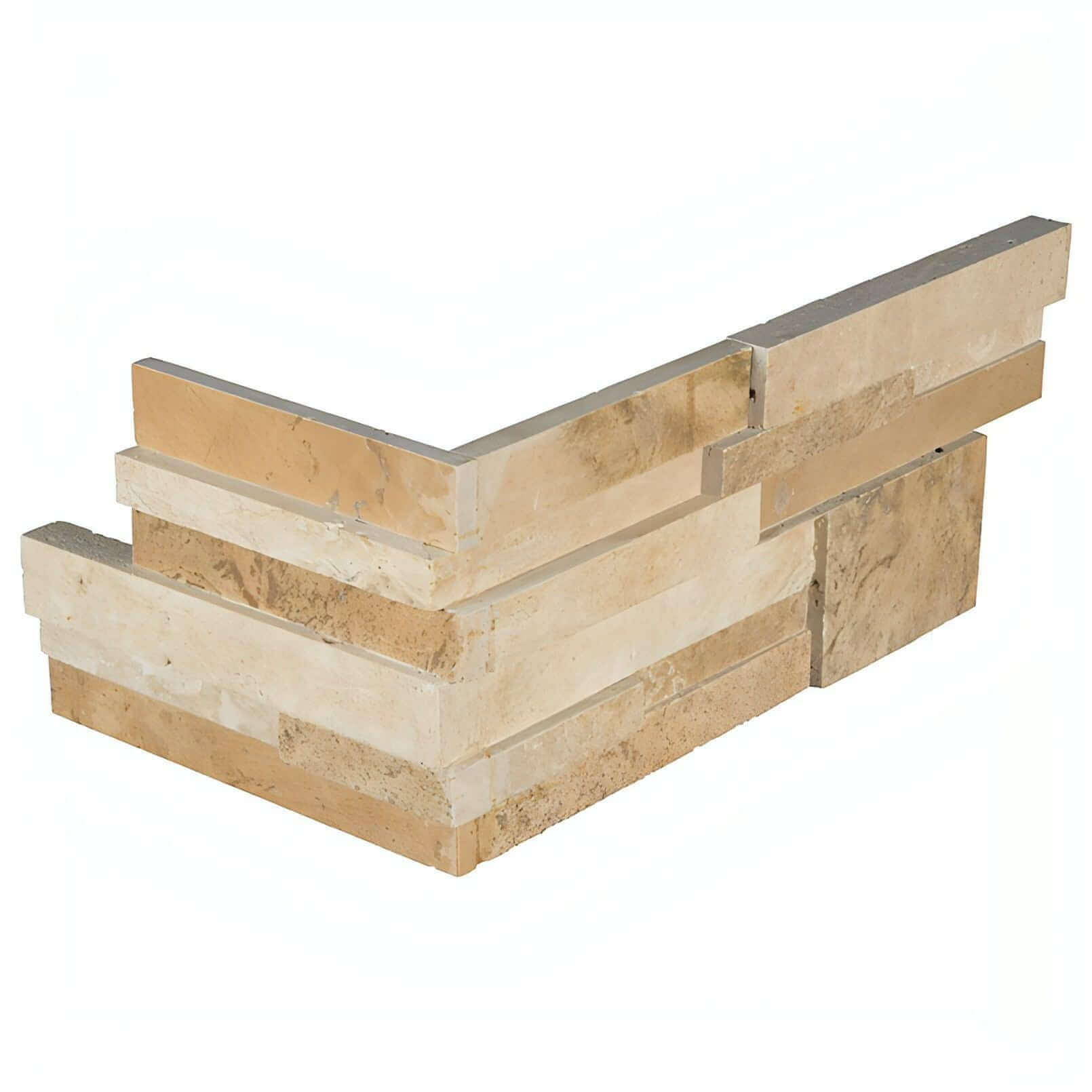 Rockmount Casa Blend 3D HONED 6X18 CORNER PIECE - Hey Tiles