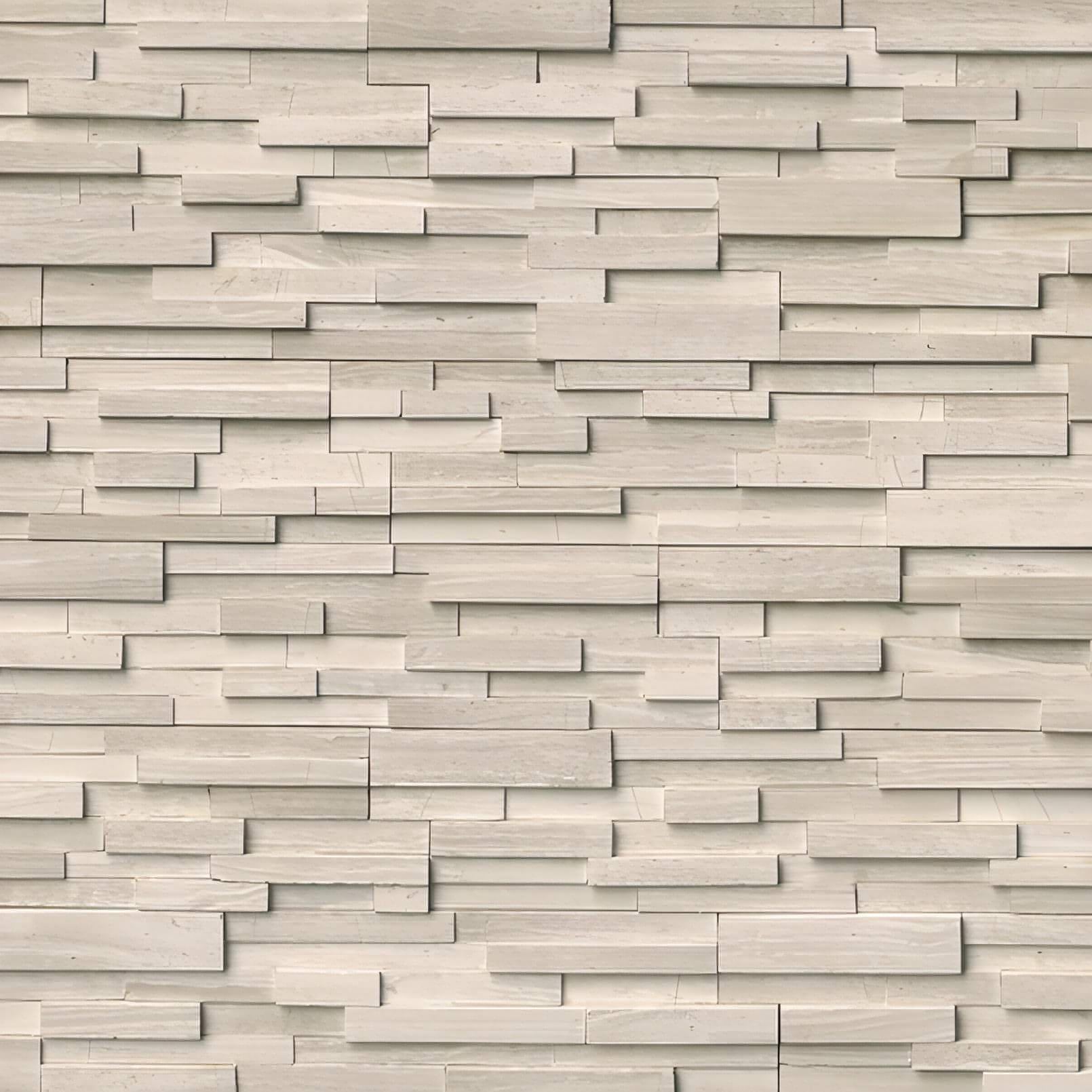 ROCKMOUNT White Oak 3D Honed Panel 6x24 - Hey Tiles