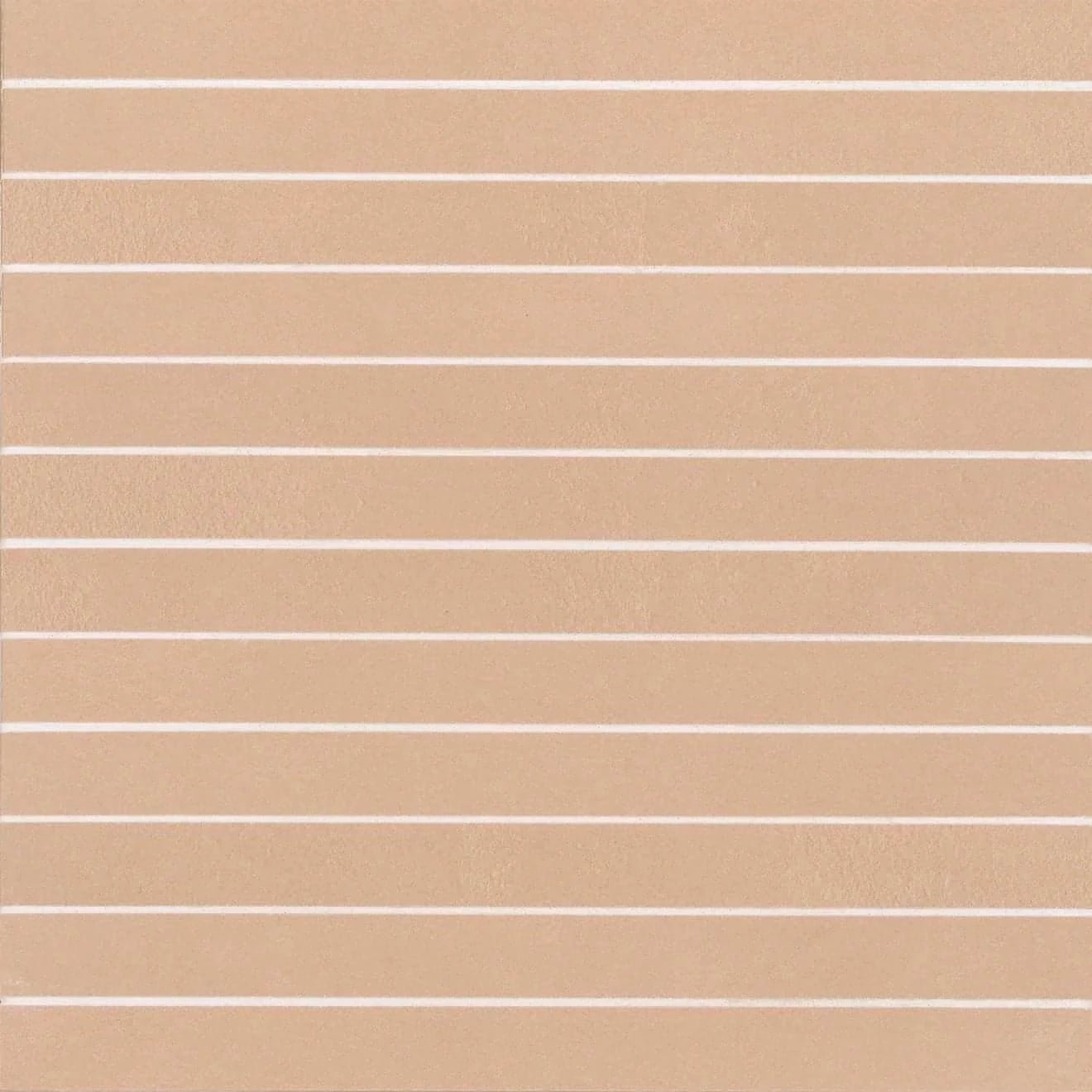 Sahara 1" x 12" Matte Porcelain Mosaic Tile in Rose - Hey Tiles