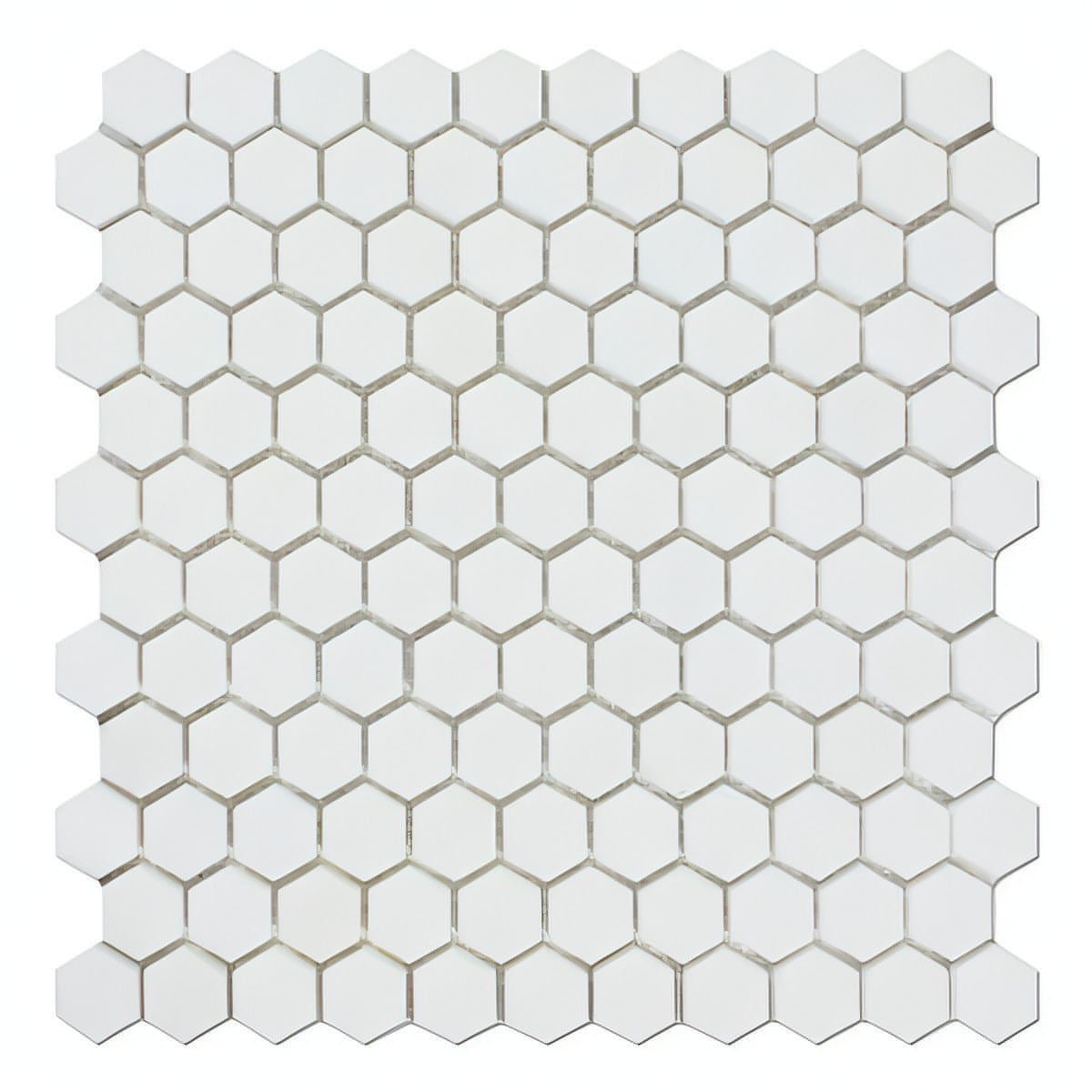 Thassos White Marble 1" Mini Hexagon Mosaic Tile - Hey Tiles