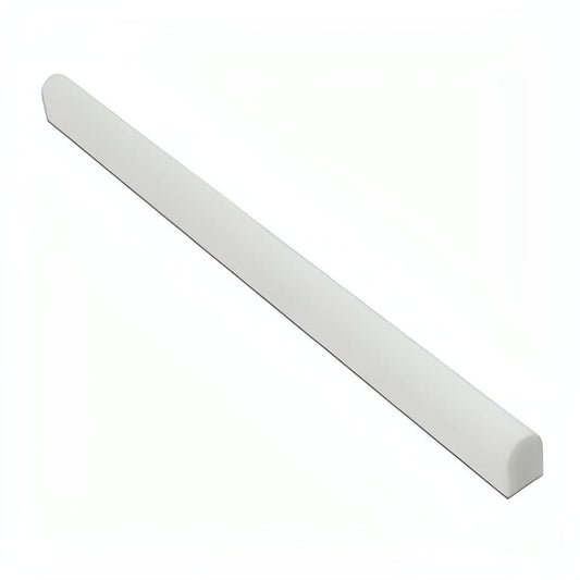 Thassos White Marble 1/2 X 12 Pencil Liner - Hey Tiles