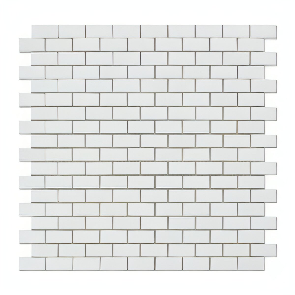 Thassos White Marble Honed Baby Brick Mosaic Tile - Hey Tiles