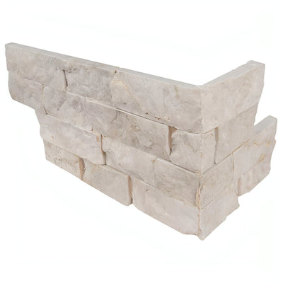 Tiara Beige Limestone Ledger Corner - heytiles